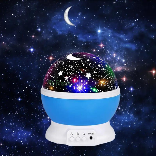 Lampa de veghe cu proiectie de stele si luna