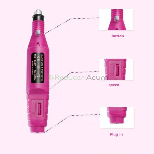 Freza electrica unghii pila semiprofesionala