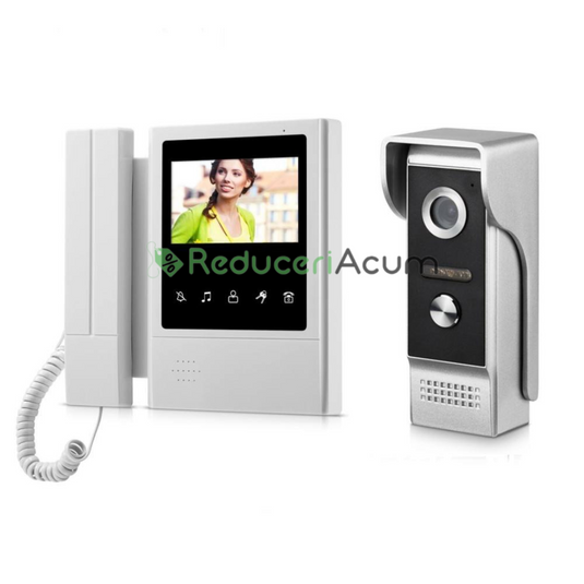 Interfon Video, Ecran 7 inch LCD,720p