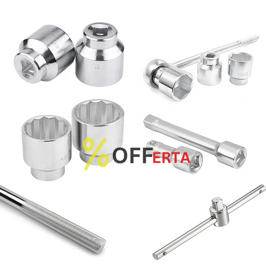 trusa scule,chei tubulare, 108 de piese + CADOU SET UNELTE 8 PIESE