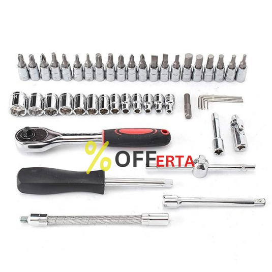 trusa scule,chei tubulare, 108 de piese + CADOU SET UNELTE 8 PIESE