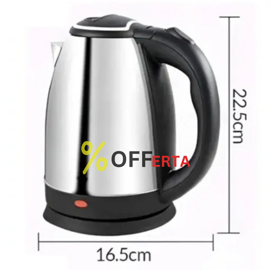 Cana Fierbator Inox, 1500W, 2 L, Declansare Automata, Inox/Negru