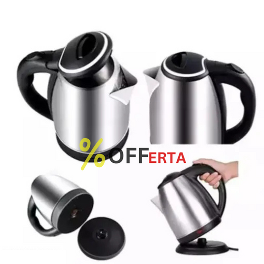 Cana Fierbator Inox, 1500W, 2 L, Declansare Automata, Inox/Negru