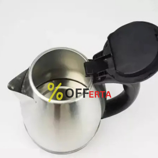 Cana Fierbator Inox, 1500W, 2 L, Declansare Automata, Inox/Negru
