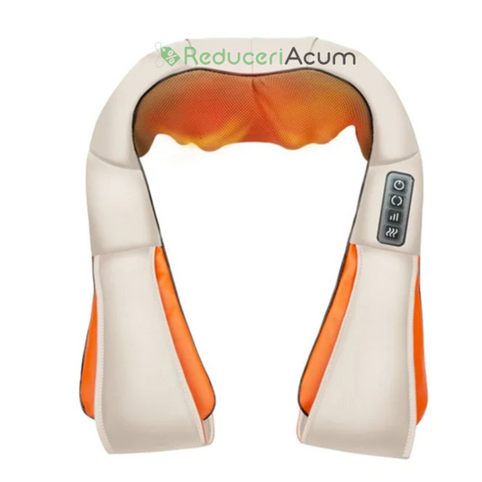 Aparat pentru masaj umeri si gat Massager of Neck Kneading cu infrarosu