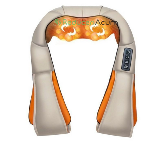 Aparat pentru masaj umeri si gat Massager of Neck Kneading cu infrarosu