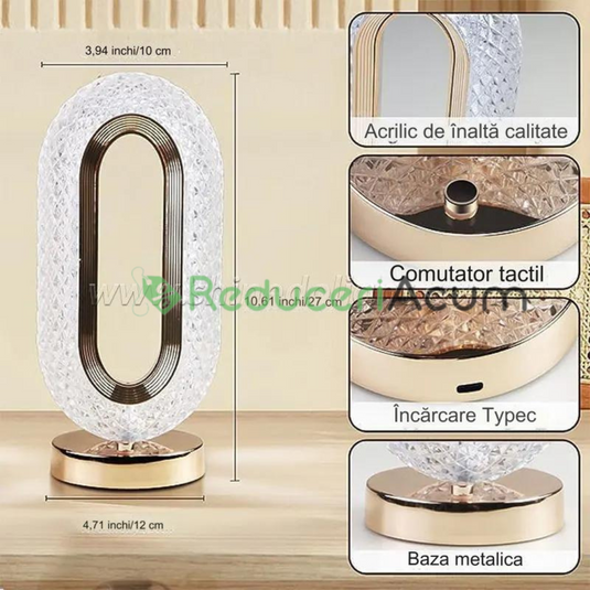 Lampa Led Ovala