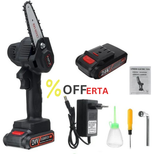 Drujba Electrica Reincarcabila, cu Acumulator, Fierastrau electric portabil, lant de rezerva