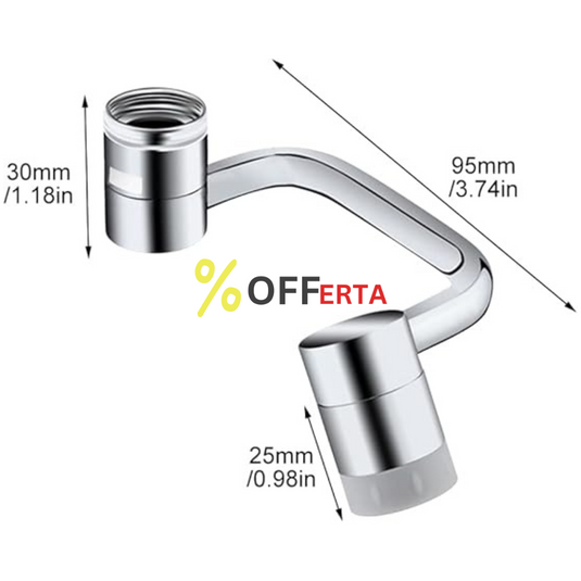 Extensie robinet rotativa 1080°