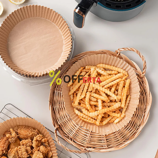 Hartie de copt pentru friteuza si tava, unica folosinta, 100 Buc