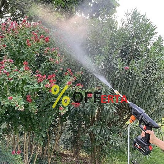 KIT Aparat de spalat cu presiune de 36V,2 acumulatori si cu rezervor pentru detergent!