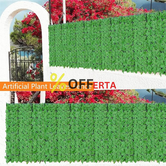 Gard artificial de gradina , frunze verde închis, 100x300 cm