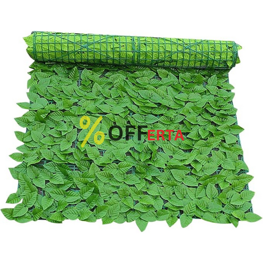 Gard artificial de gradina , frunze verde închis, 100x300 cm