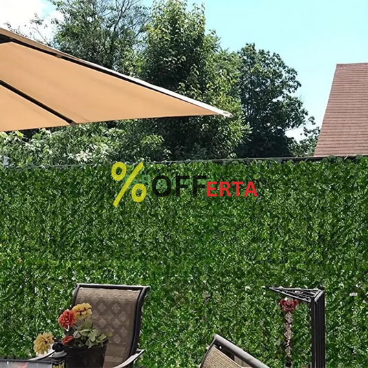 Gard artificial de gradina , frunze verde închis, 100x300 cm
