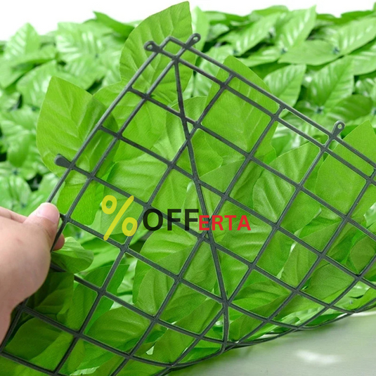 Gard artificial de gradina , frunze verde închis, 100x300 cm