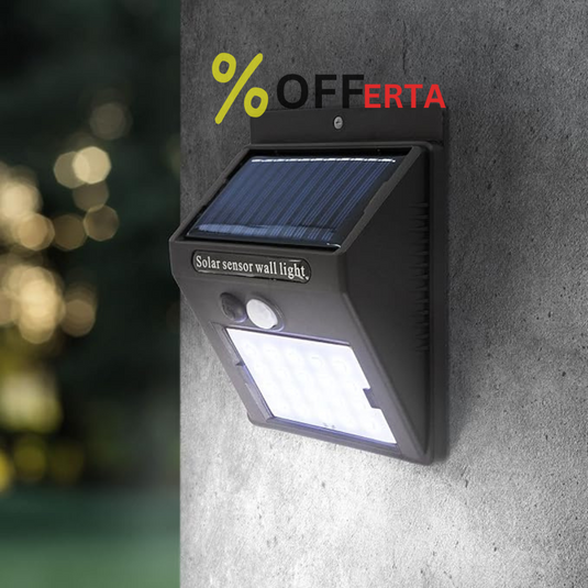 Set 2 x Lampi LED cu incarcare solara si senzor de miscare