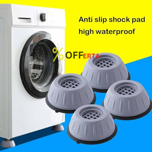 Lichidare de stoc. Set de 4 piese suport anti-zgomot si antiderapante pentru masina de spalat