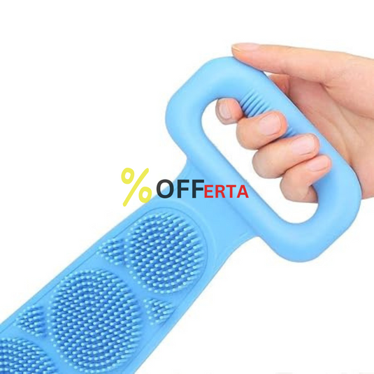 Pachet! Perie de corp pentru dus + Cap de dus cu granule