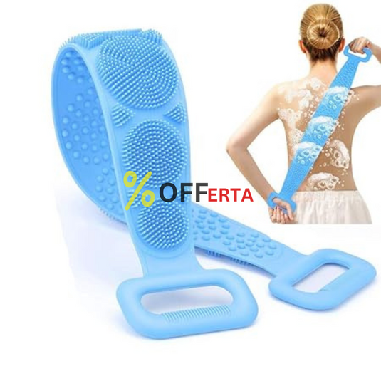 Pachet! Perie de corp pentru dus + Cap de dus cu granule