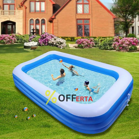 Piscina gonflabila  201 x 150 x 51 cm, 2 inele