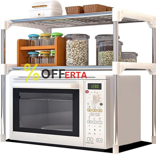 Suport cu 2 rafturi, telescopic si multifunctional