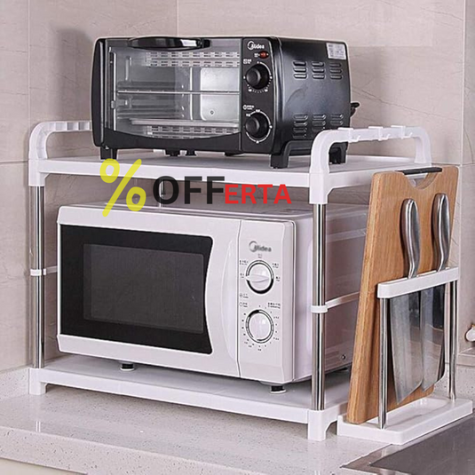 Suport cu 2 rafturi, telescopic si multifunctional