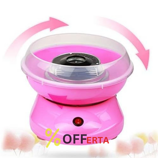 Aparat De Facut Vata De Zahar Cotton Candy, FAINTEC, Lingura, 10 x bete, Picioruse anti-alunecare, Roz