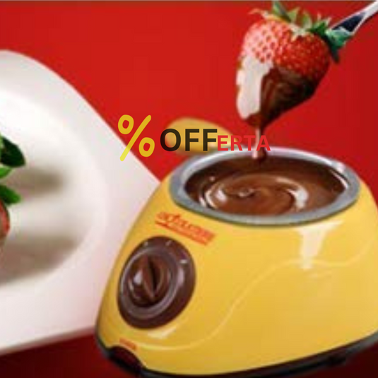 Aparat electric pentru topit ciocolata + Set Fondue – Chocolatiere