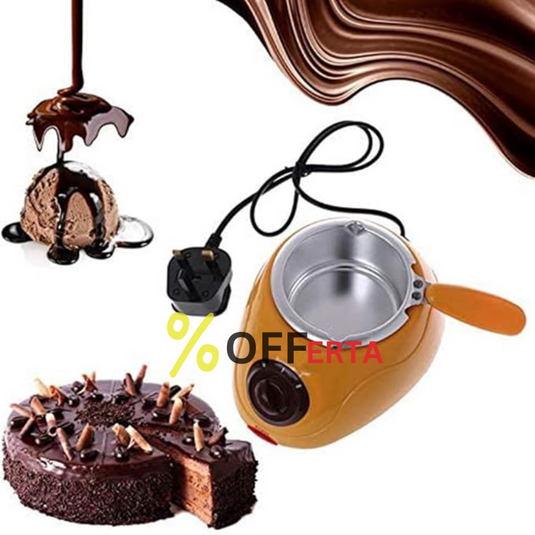 Aparat electric pentru topit ciocolata + Set Fondue – Chocolatiere