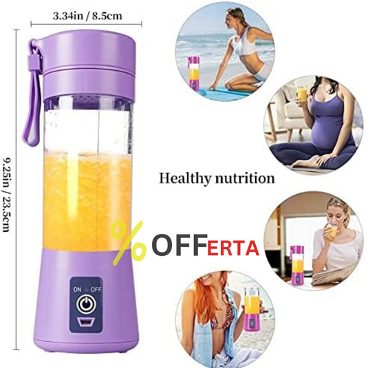 Blender portabil, cu baterie proprie, pentru fructe si legume