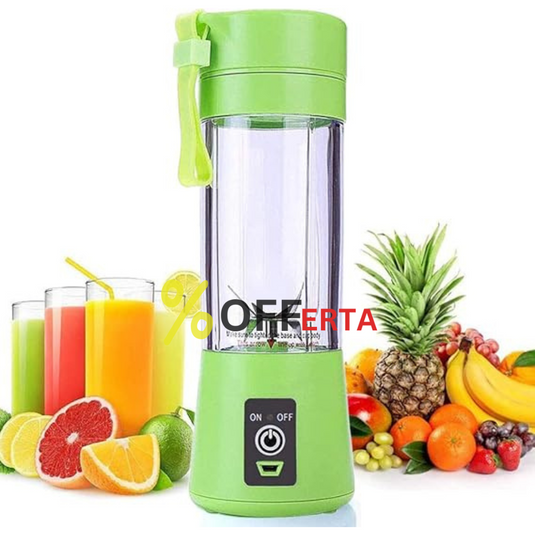 Blender portabil, cu baterie proprie, pentru fructe si legume