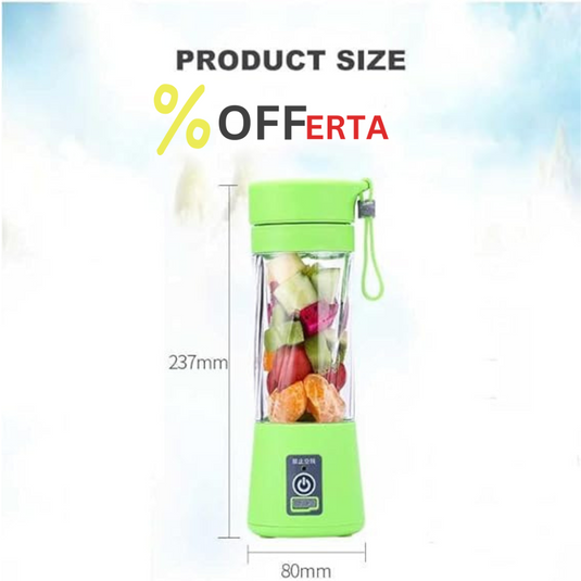 Blender portabil, cu baterie proprie, pentru fructe si legume