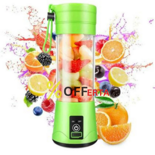 Blender portabil, cu baterie proprie, pentru fructe si legume