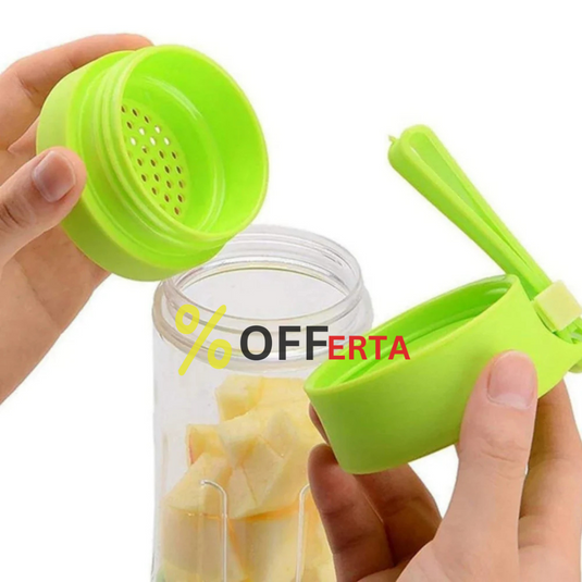 Blender portabil, cu baterie proprie, pentru fructe si legume