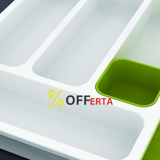 Organizator extensibil de tacamuri pentru sertar