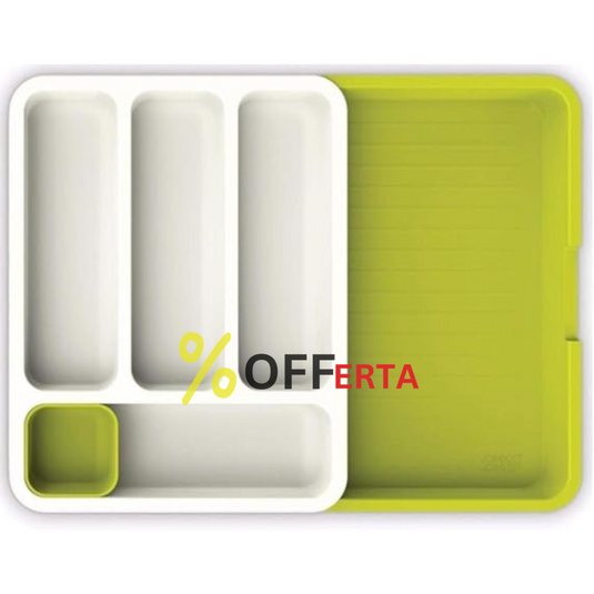 Organizator extensibil de tacamuri pentru sertar