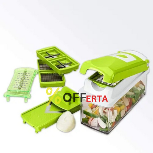 Razatoare multifunctionala, ce decojeste, marunteste, feliaza si face cuburi