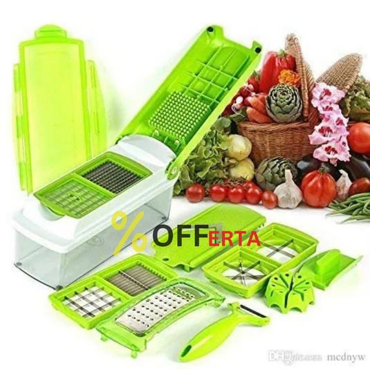 Razatoare multifunctionala, ce decojeste, marunteste, feliaza si face cuburi