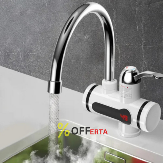 Robinet electric Instant pentru apa calda, cu afisaj LCD
