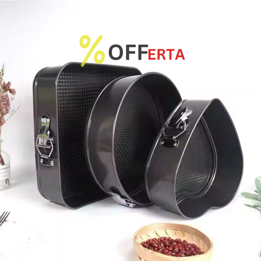 Set 3 forme pentru prajituri pentru o bucatarie