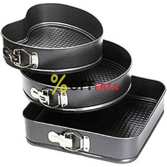 Set 3 forme pentru prajituri pentru o bucatarie