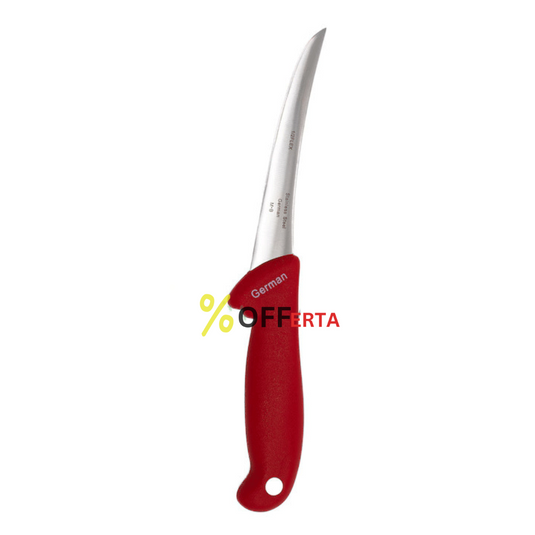 Set CUTITE INDUSTRIALE DE MĂCELARIE , 6 CUȚITE + SATÂR ȘI MASAT CADOU, calitate germană garantată!