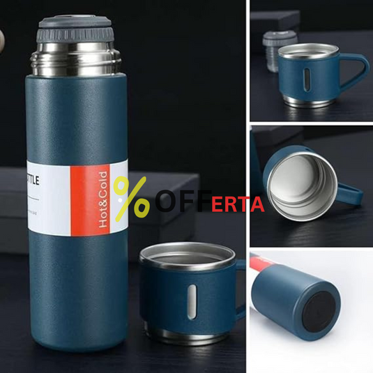 Set Termos Ecologic INOX  500 ml + 3 cesti x 150ml