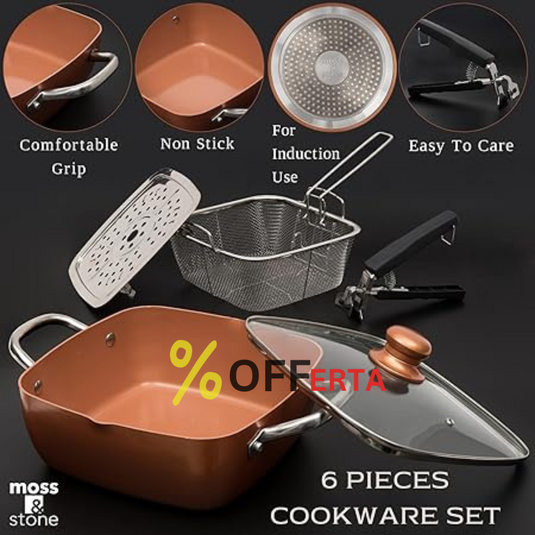 Tigaie multifunctionala, patrata,friteuza, pentru cuptor