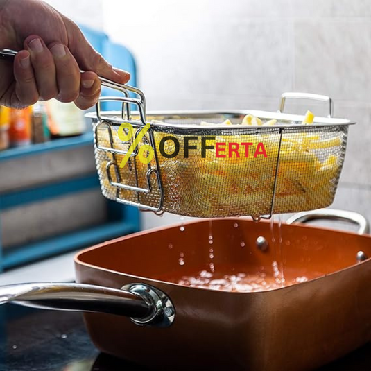 Tigaie multifunctionala, patrata,friteuza, pentru cuptor