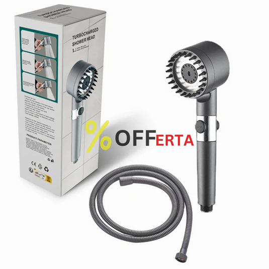 Para de dus de inalta presiune, 3 functii diferite si perie atasata