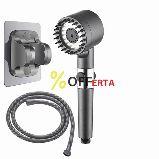 Para de dus de inalta presiune, 3 functii diferite si perie atasata