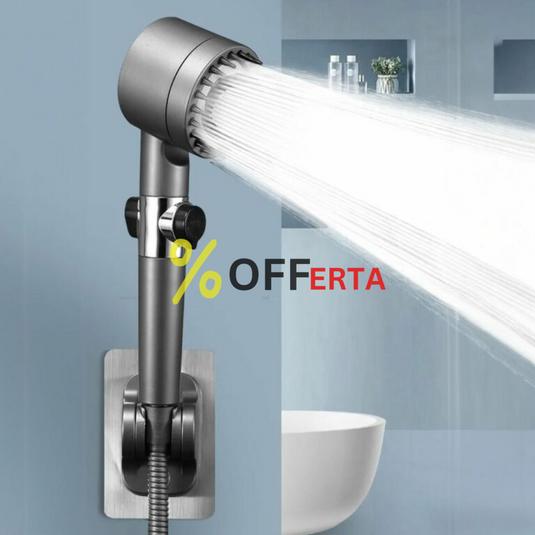 Para de dus de inalta presiune, 3 functii diferite si perie atasata