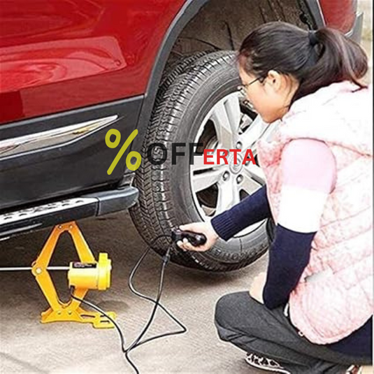 Cric hidraulic electric profesional 2T, cu compresor auto