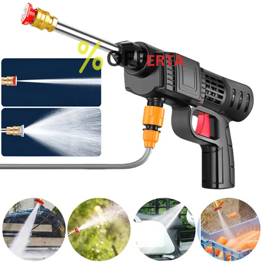 KIT Aparat de spalat cu presiune de 48V,2 acumulatori si cu rezervor pentru detergent!